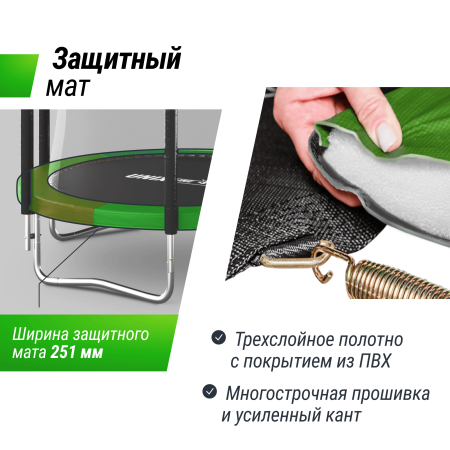 Батут UNIX line Simple 6 ft Color (inside)