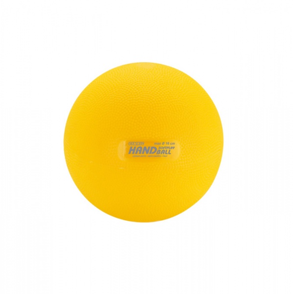 Игровой мяч ФИТБОЛ Softplay Hand 16 см, 180 гр	