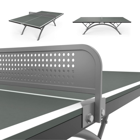 Антивандальный теннисный стол UNIX Line 14 mm SMC серый