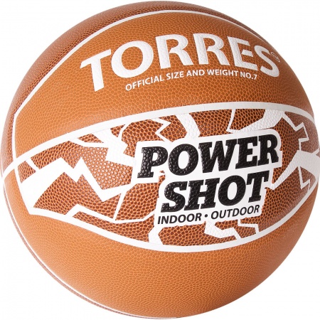Мяч баскетбольный TORRES Power Shot B32087