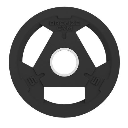 Диск олимпийский BRONZE GYM обрезиненный 5 кг
