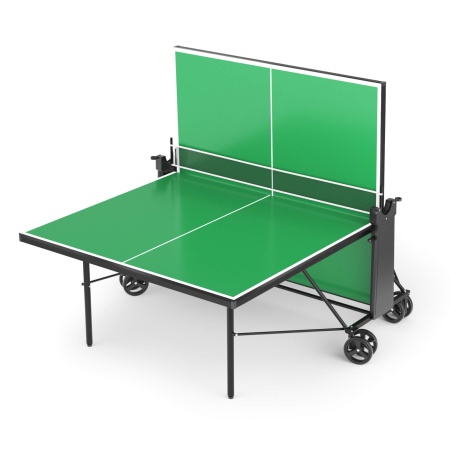 Теннисный стол UNIX Line для улицы компактный / Compact Outdoor 6 мм ACP, зеленый