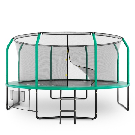Батут UNIX line SUPREME GAME 14 ft (green)