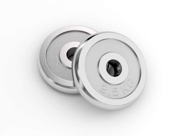 Диск хромированный UNIXFIT 2,5kg / 25mm