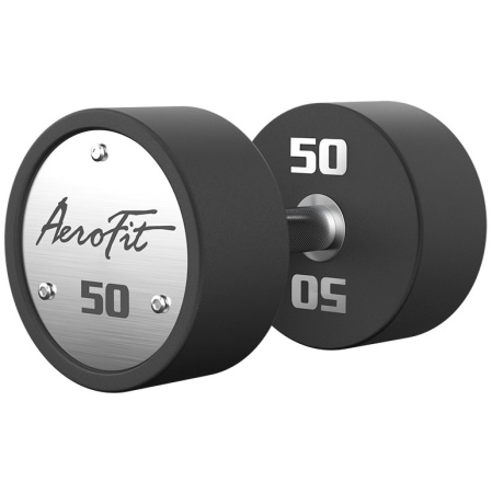Набор полиуретановых гантелей AeroFit, 40-50 кг, 5 пар, шаг 2,5 кг