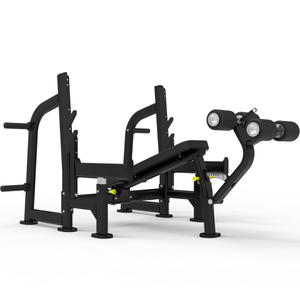 Impulse ITF8204 олимпийская скамья с отрицательным наклоном для жима