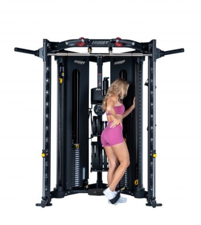 Домашний комплекс для функциональных тренировок HOIST H-8 черный матовый, стек 68 кг х 2