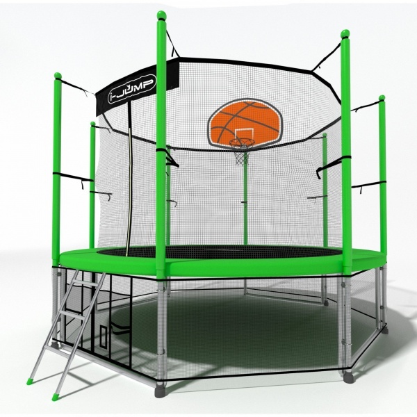 Батут i-Jump Basket 14 ft green