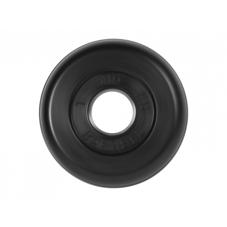 Диск обрезиненный "Стандарт" 1кг MB BARBELL MB-PltB31-1 
