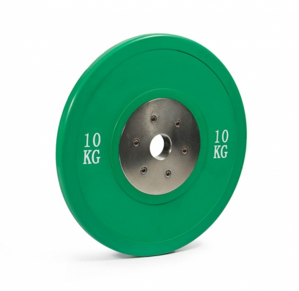 Диск соревновательный 10 кг (зеленый) STECTER