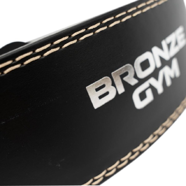 Пояс атлетический BRONZE GYM натуральная кожа 105 см