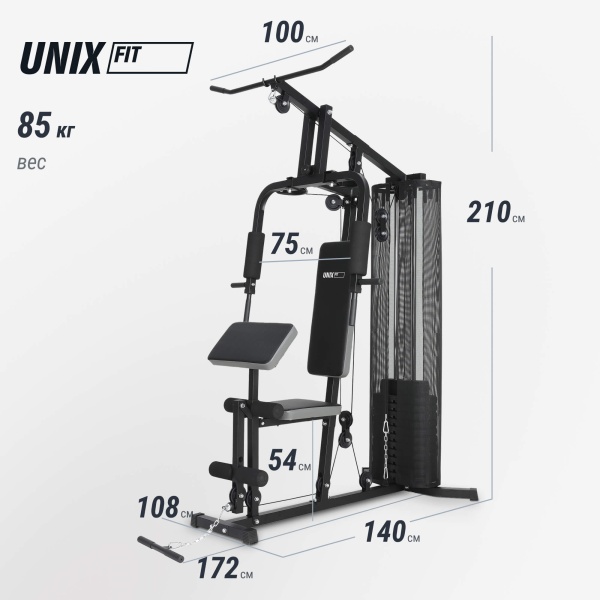 Силовой комплекс UNIX Fit блочный / Block  50