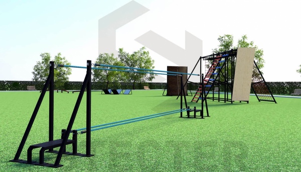 Комплекс "Канатный мост" (L=8м.) STECTER