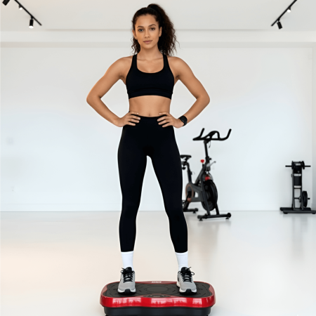 Виброплатформа UNIX Fit усиленная / Intensive 2D Red