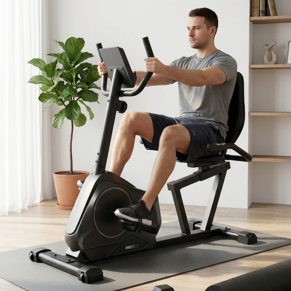 Горизонтальный велотренажер UNIXFIT BR-390