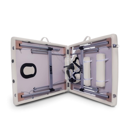 Массажный стол UNIX Мастер / Master 2 секции белый