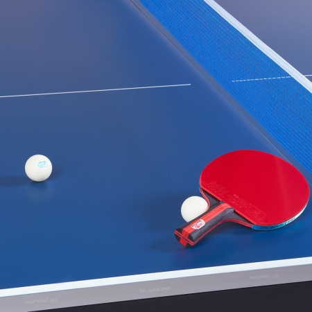 Стол для наст. тенниса Double Fish 201C-2, Indoor, для закрытых помещений, толщина 18мм, синий