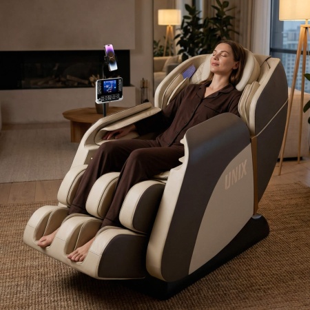 Массажное кресло UNIX Med Amelia Beige
