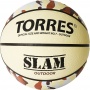 Мяч баскетбольный Torres Slam, B02067, бежево-хаки цвет, 7 размер