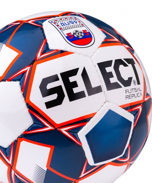 Мяч футзальный Select Replica АМФР, бел/син/красный