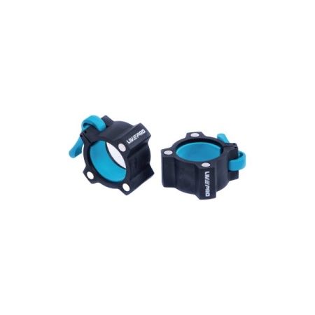 Магнитные олимпийские замки LIVEPRO Magnetic Barbell Collars черный/синий