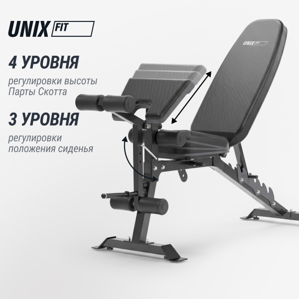 Скамья силовая универсальная UNIX Fit Bench 160