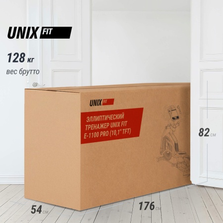 Эллиптический тренажер UNIX Fit E-1100 PRO (10,1" TFT)