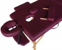 Массажный стол DFC NIRVANA, Relax, дерев. ножки, цвет сливы (Plum)