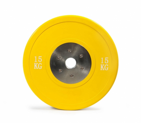 Диск соревновательный 15 кг (желтый) STECTER
