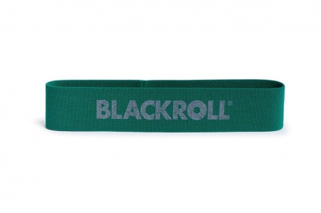 Мини-эспандер текстильный BLACKROLL® LOOP BAND 30 см (среднее сопротивление, зеленый)