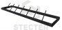 Стеллажная полка для дисков штанги с разделительными колышками (L1800 мм) STECTER
