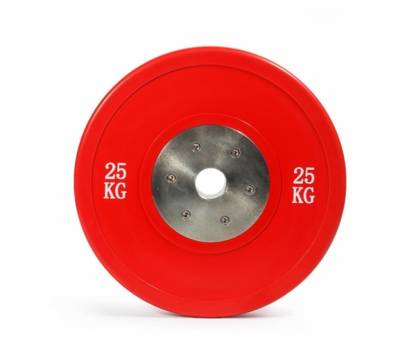 Диск соревновательный 25 кг (красный) STECTER