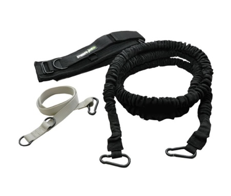 Трос-амортизатор с поясом PER4M Juke 360 черный