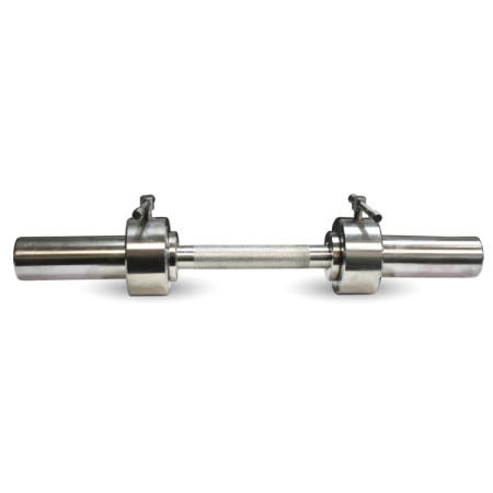 Гриф для гантели хромированный, 710 мм. MB BARBELL MB-BarM50-710L