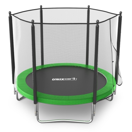 Батут UNIX line Simple 8 ft Green (outside)