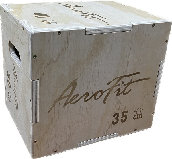 AFPB-M Тумба для запрыгивания Плиобокс AeroFit фанера 30х35х40 см