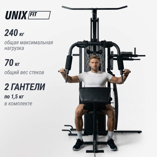 Силовой комплекс UNIX Fit блочный / Block 70 Multi