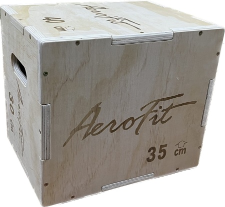 AFPB-M Тумба для запрыгивания Плиобокс AeroFit фанера 30х35х40 см