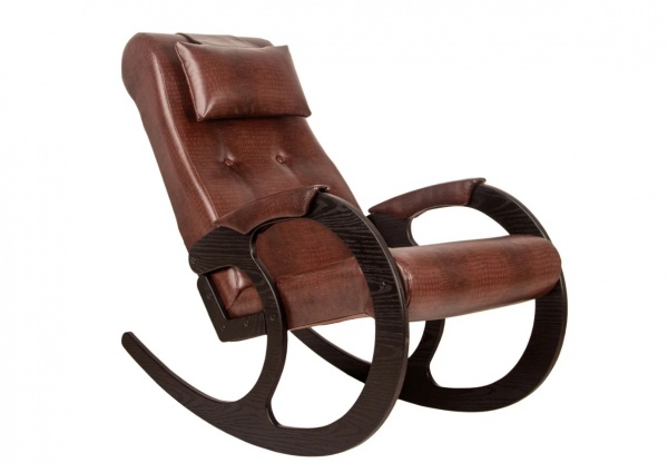 Кресло-качалка для дома и дачи (Экокожа) , 58х100х90 см