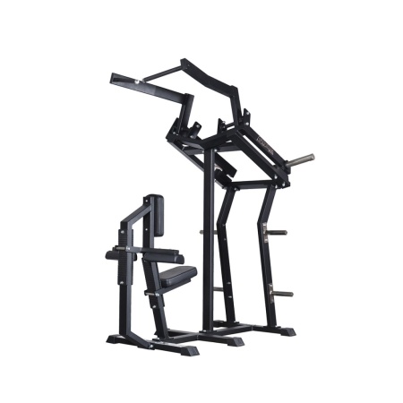 Вертикальная тяга обратным хватом на свободных весах Gymleco 013