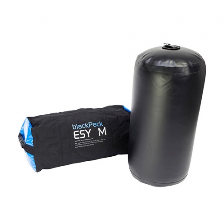 Мешок-отягощение для воды AEROBIS blackPack ESY ( размер L, емкость 30 литров и 3 мешка для песка, черный/синий ) 