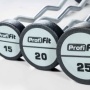 Набор изогнутых полиуретановых штанг (шаг 5 кг, 5 шт) PROFI-FIT 10-30 кг