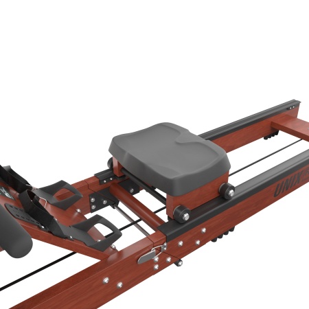 Гребной тренажер UNIXFIT Wood Rower Dark