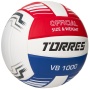Мяч волейбольный TORRES VB 1000, микрофибра, размер 5